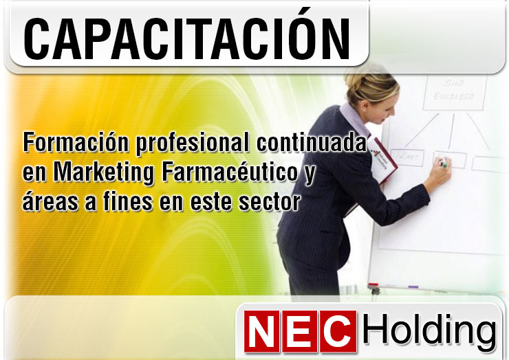 Seminarios, Diplomados, Entrenamiento y Asesoría, sobre Marketing en NEC Holding.