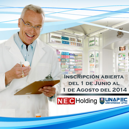 Maestría en Marketing Farmacéutico por NEC Holding y UNAPEC.